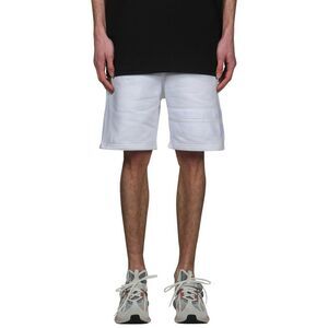 GCDS Men's Paneled Sweat Shorts Men WHITE Pants